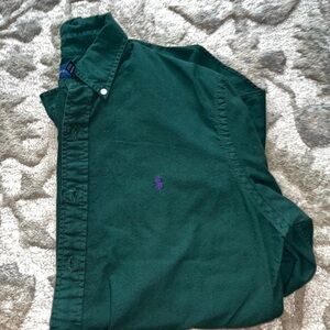 Ralph Lauren Green Casual Button Down Shirt